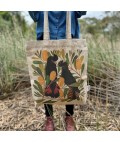 Tote Bag with Pocket | Cockatoos + Banksia